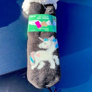 Little girls winter Unicorn Socks